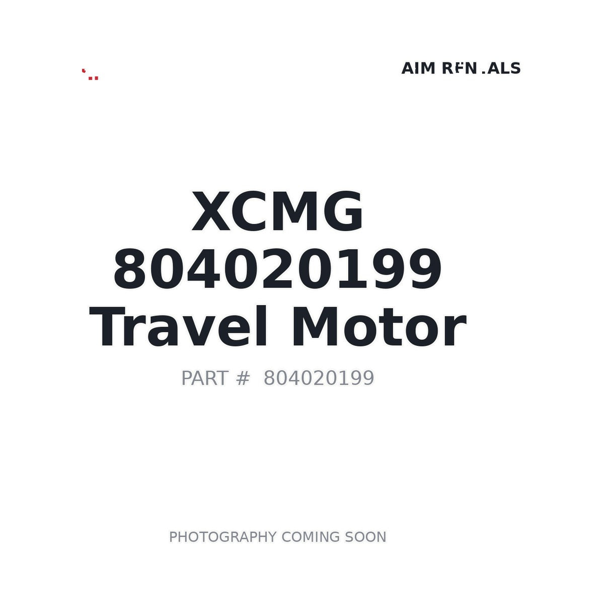 804020199 XCMG Travel Motor