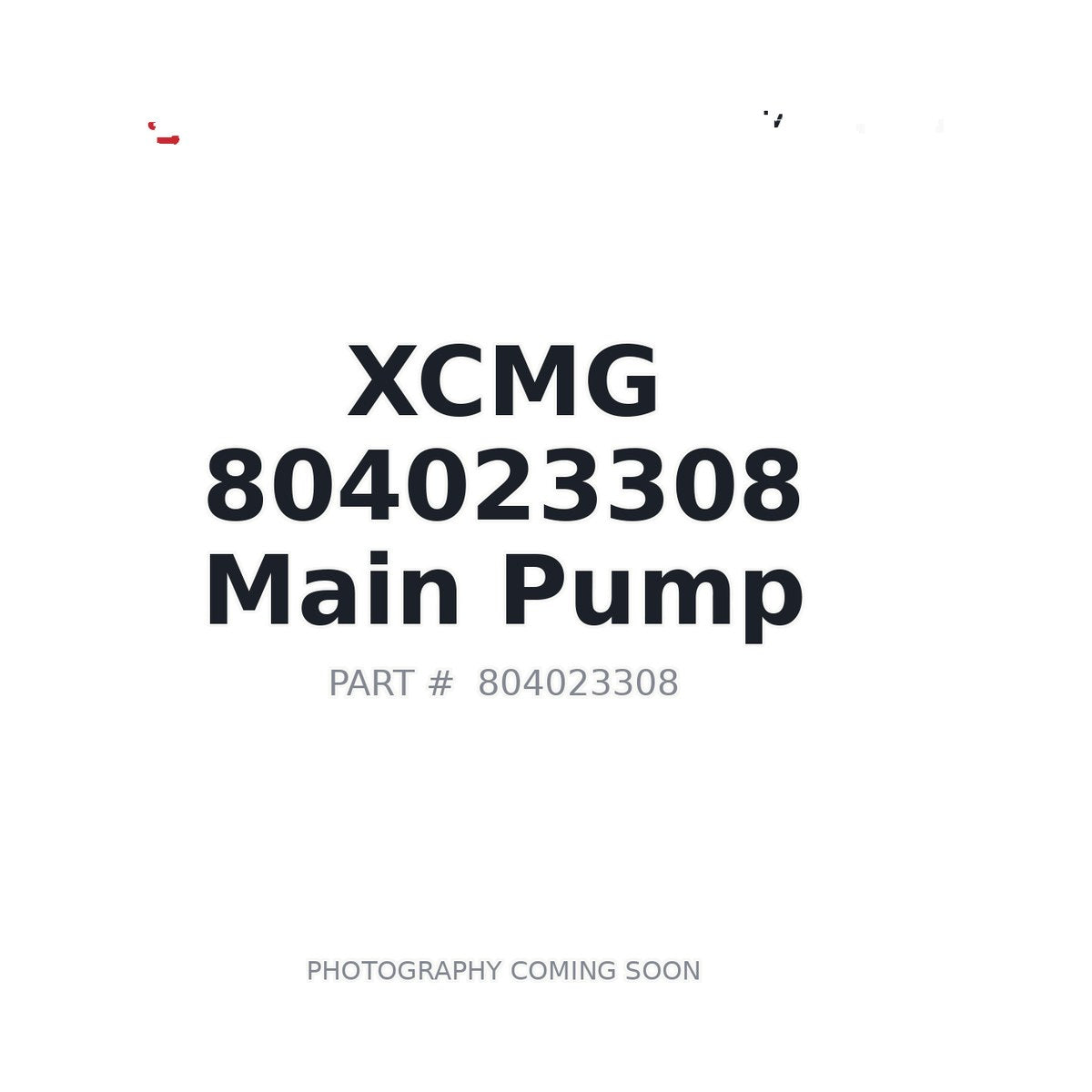 804023308 XCMG Pump