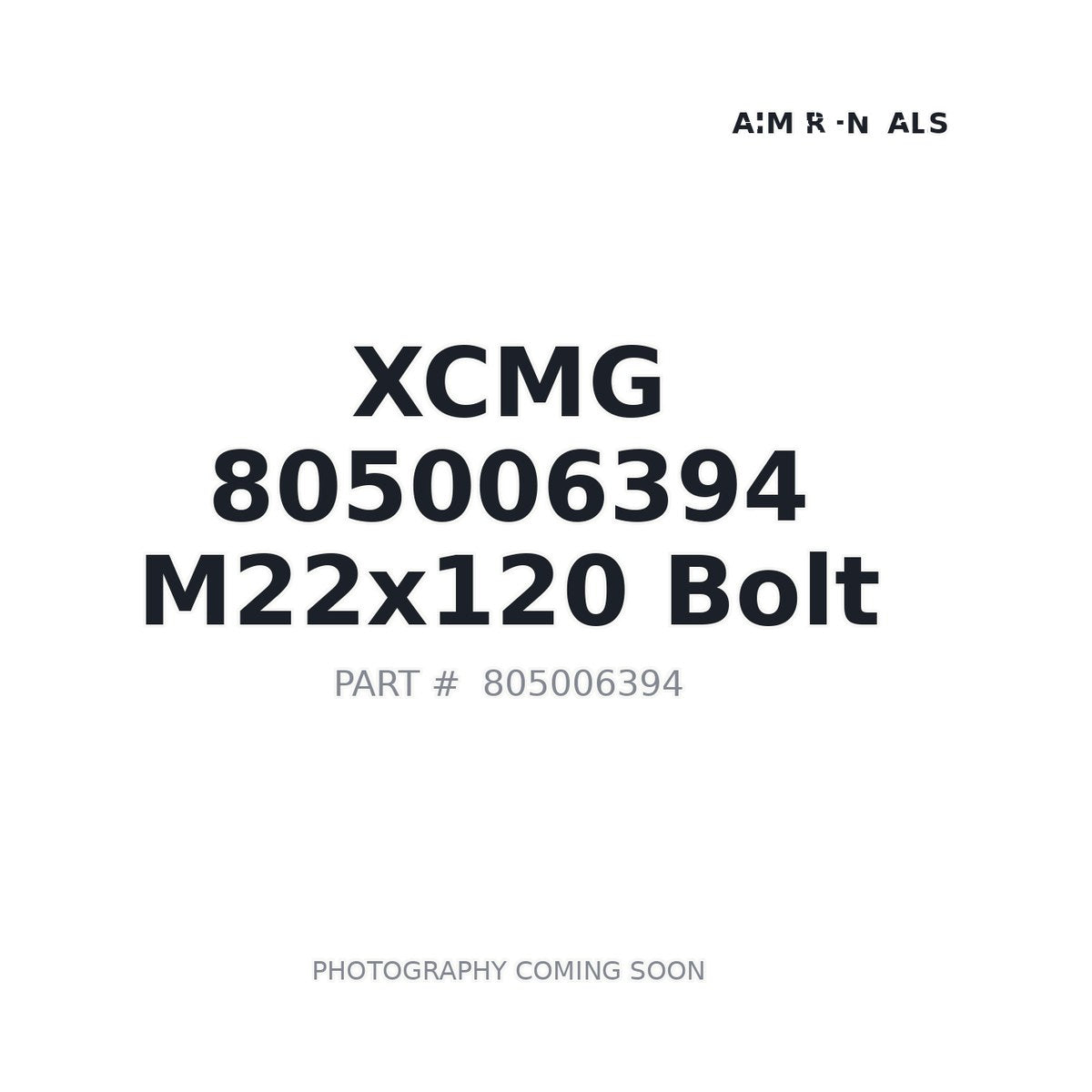 805006394 XCMG Bolt