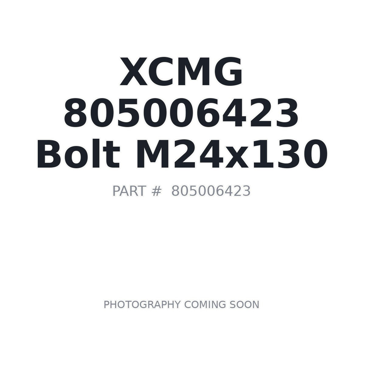 805006423 XCMG Bolt
