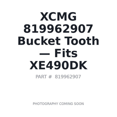 819962907 XCMG Bucket Teeth