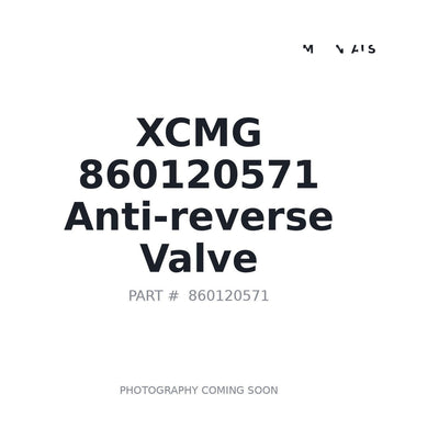 860120571 XCMG Anti-reverse Valve