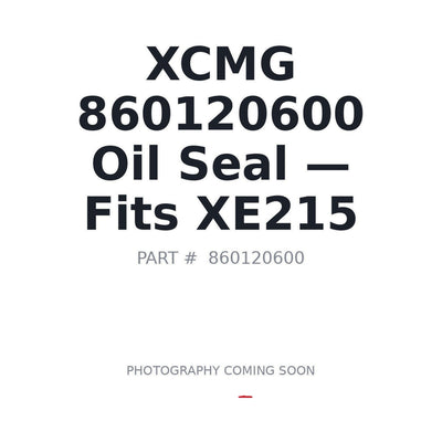 860120600 XCMG Hydraulic Seals