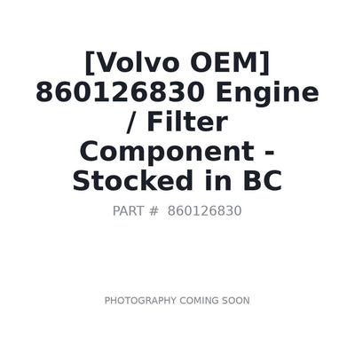 860126830 Volvo Engine