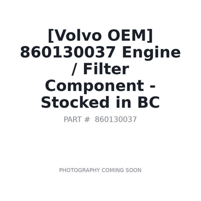 860130037 Volvo Engine