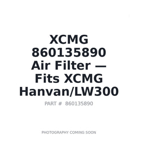 XCMG 860135890 Filters | Fits XCMG LW300, XCMG Hanvan | Stocked in BC, Ships Canada-Wide