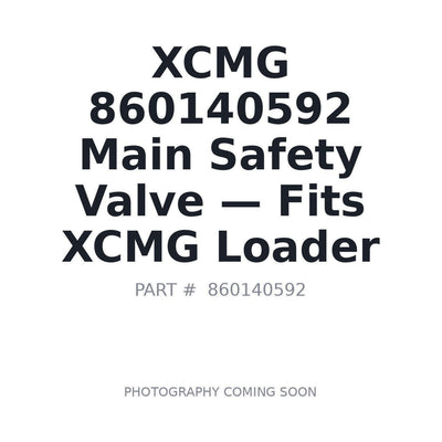 860140592 XCMG Hydraulic Valves