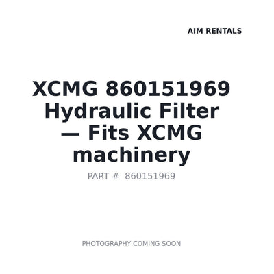 860151969 XCMG Filters