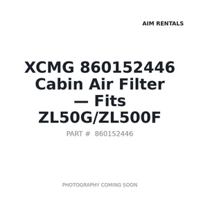 XCMG 860152446 Filters | Fits XCMG ZL50G, XCMG ZL50GH | Stocked in BC, Ships Canada-Wide