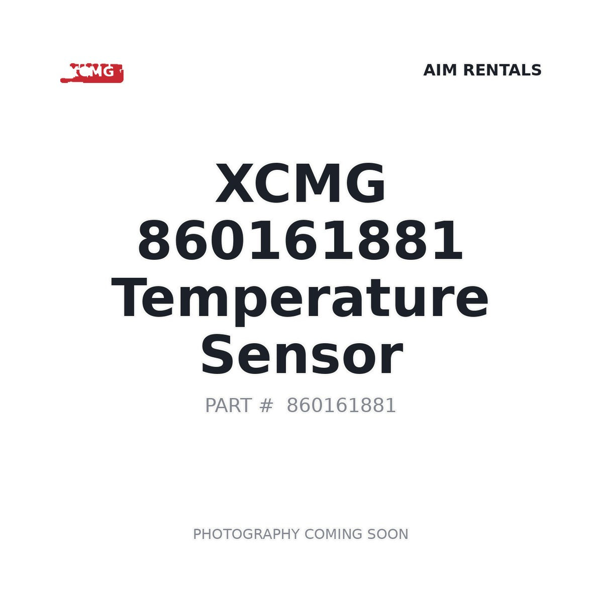 860161881 XCMG Sensor