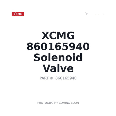 860165940 XCMG Solenoid Valve