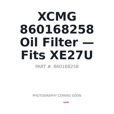 860168258 XCMG Filters