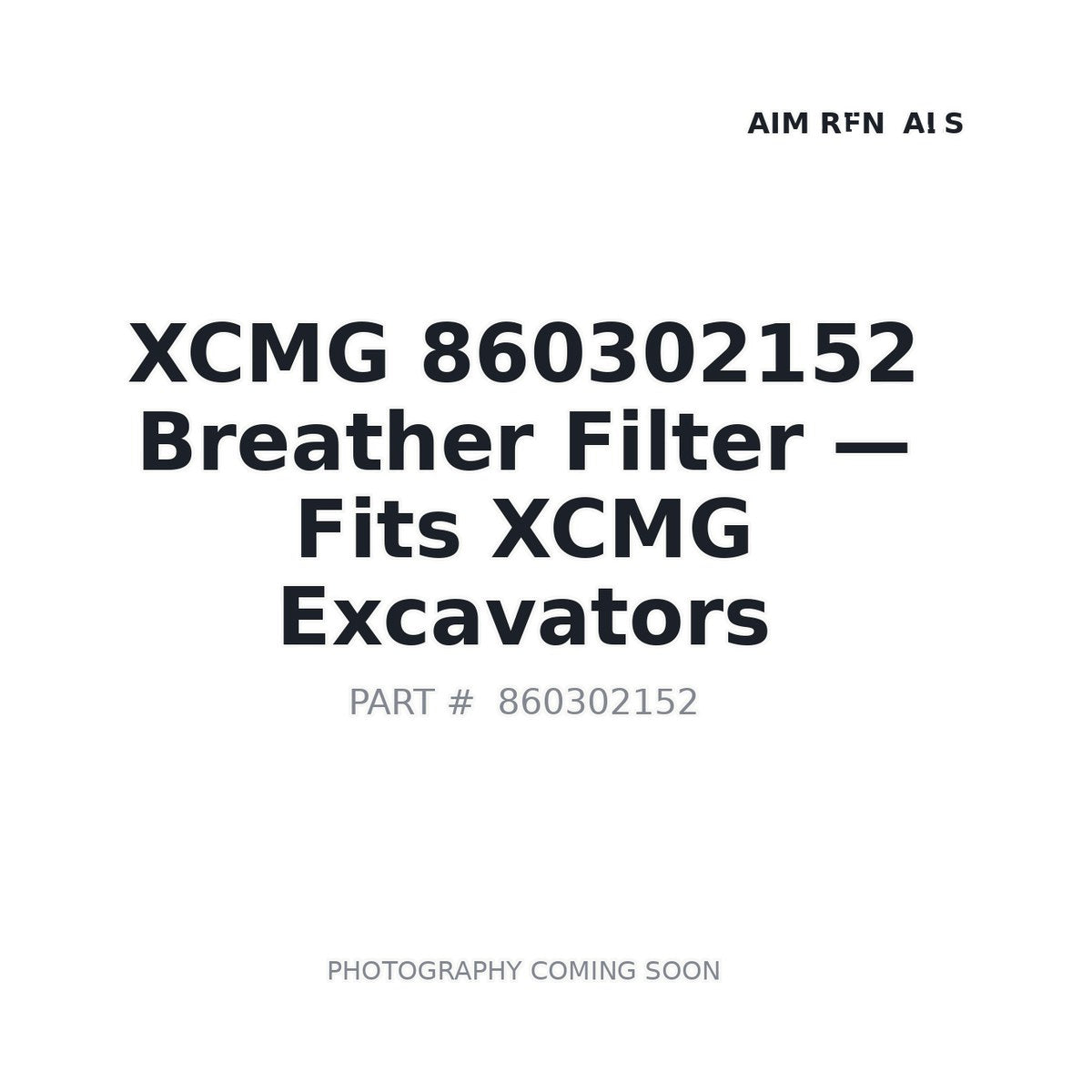 860302152 XCMG Filters