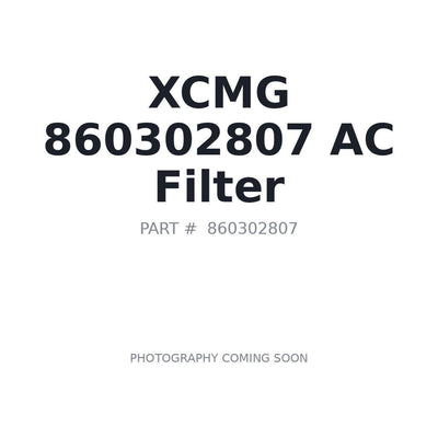860302807 XCMG Cabin Air Filter