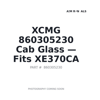 860305230 XCMG Cab Glass