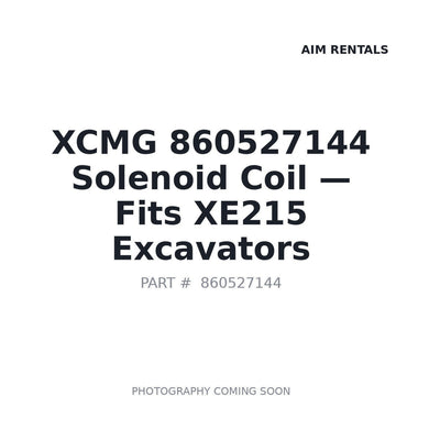 860527144 XCMG Hydraulic Solenoids
