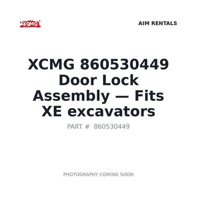 860530449 XCMG Cab Door Lock Assemblies