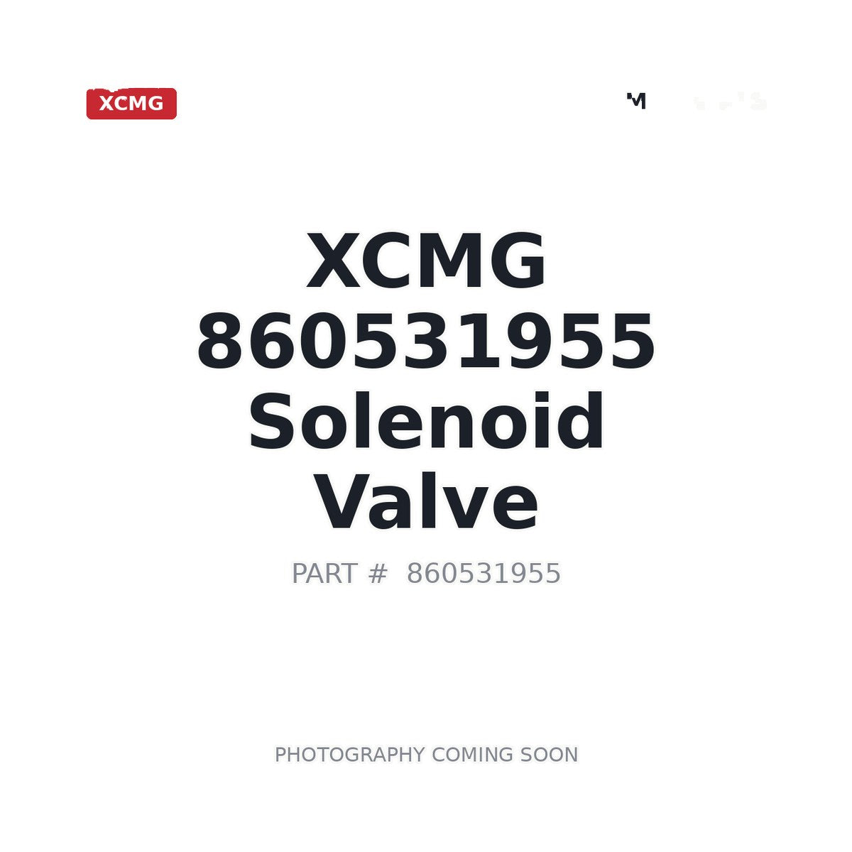 860531955 XCMG Solenoid Valve