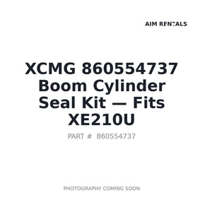 XCMG 860554737 Hydraulic Seals | Stocked in BC, Ships Canada-Wide