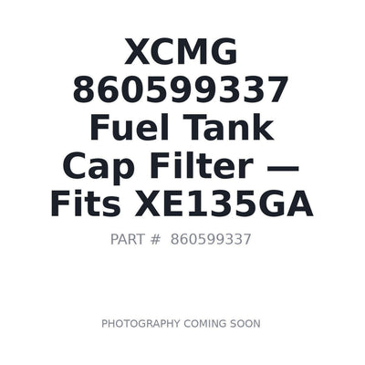 860599337 XCMG Filters