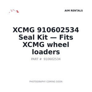 XCMG 910602534 Hydraulic Seals | Stocked in BC, Ships Canada-Wide