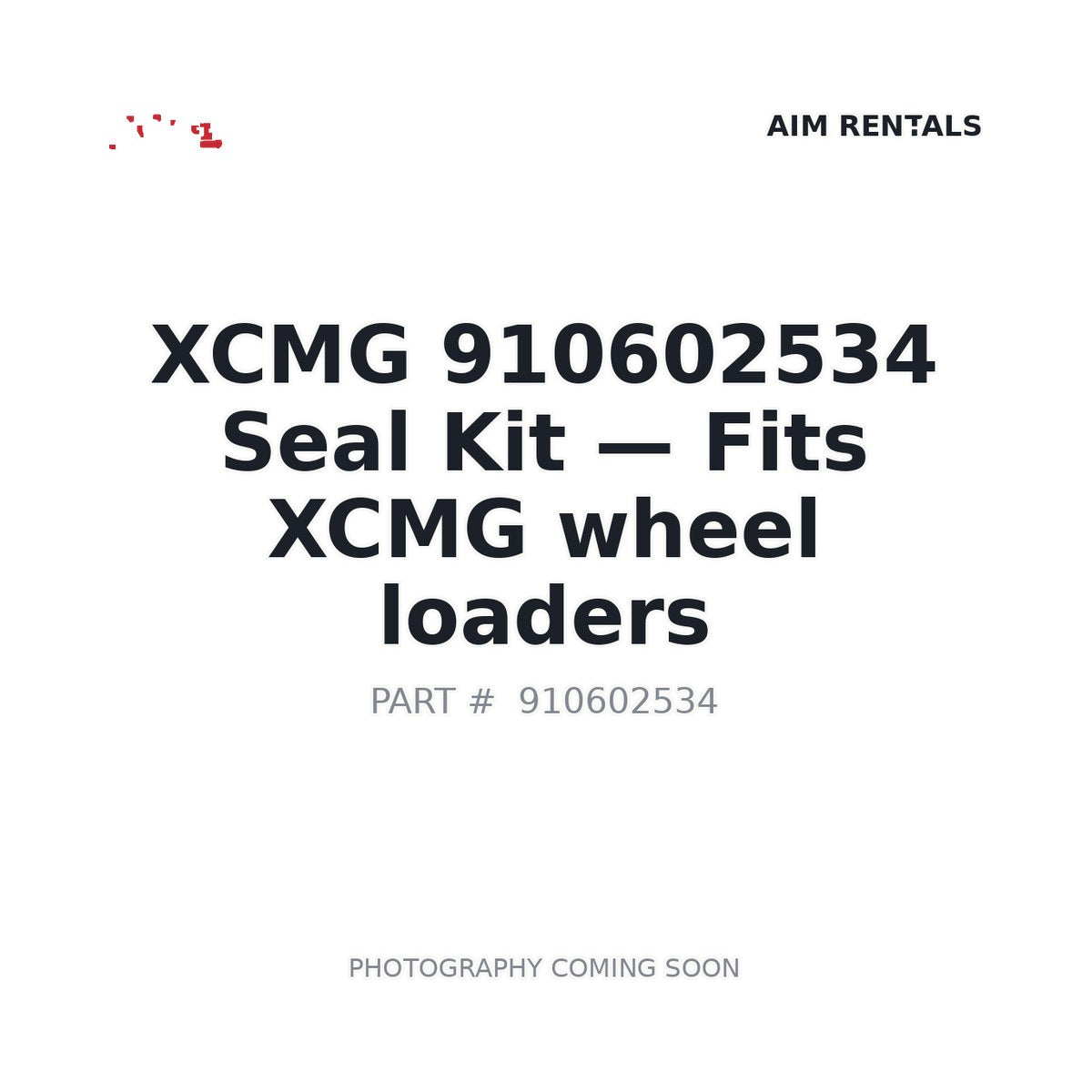 910602534 XCMG Hydraulic Seals