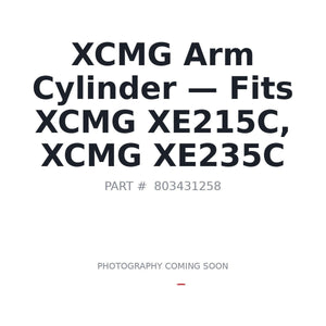 XCMG 803431258 Arm Cylinder | Fits XCMG XE215C, XCMG XE235C | Stocked in BC, Ships Canada-Wide