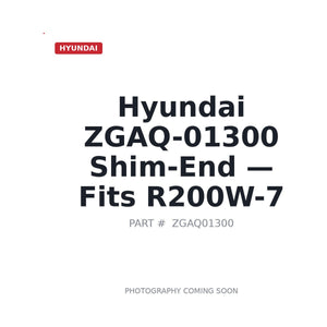 Hyundai ZGAQ-01300 Shims . Fits R200W-7 | Fits Hyundai R200W-7 | Stocked in BC, Ships Canada-Wide