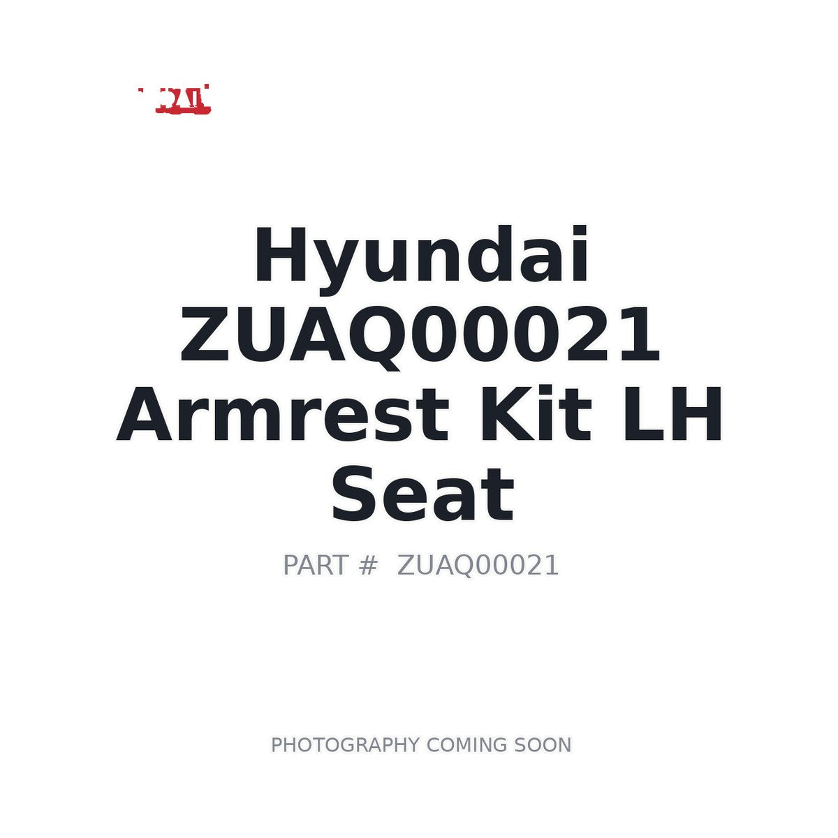 ZUAQ00021 Hyundai Armrest Kit Lh Seat